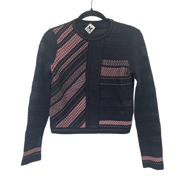 M by Missoni Sweaters - Missoni pink and black button up sweater